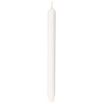 Product Rustic candles white with cone base 350/28mm 4 pcs