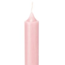 Product Rustic Candles Taper Candles Solid Color Pink 350/28mm 4 pcs