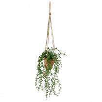Artificial succulents hanging artificial plant in pot 34cm