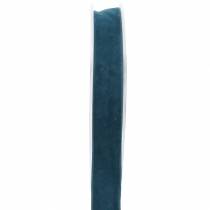 Velvet ribbon blue 15mm 7m