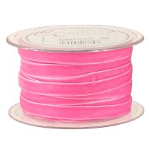 Product Velvet ribbon decorative ribbon gift ribbon velvet pink 10mm 20m
