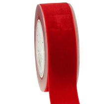 Product Velvet ribbon gift ribbon decorative ribbon velvet red 40mm 8m