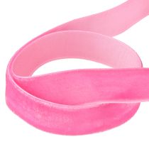 Product Velvet Ribbon Pink Decorative Ribbon Velvet Ribbon Pink 20mm 10m