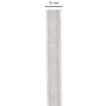 Product Velvet ribbon, decorative ribbon on a roll for creative decorations, 10mm wide, 20m long