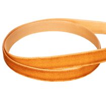 Product Decorative velvet ribbon for decorating, on a roll, 10mm wide, 20m long