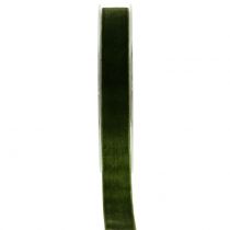 Product Velvet ribbon dark green 20mm 10m