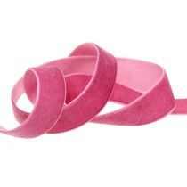 Product Velvet ribbon old pink decorative ribbon velvet 20mm 10m