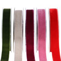 Velvet ribbon different colors 20mm 10m