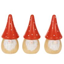 Product Mini Gnome Figurine Fly Agaric Table Decoration 10cm 6pcs
