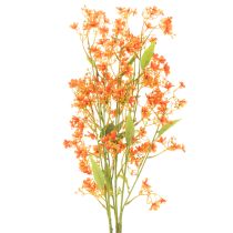 Product Artificial flower orchid branch orange filigree room decoration 110cm 3pcs