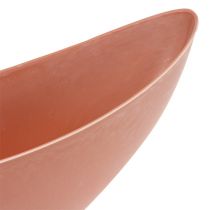 Plastic bowl light orange 39cm x 13cm H13cm, 1p