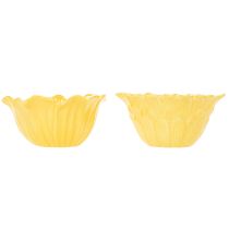 Product Decorative ceramic flower bowl for home decor and gift ideas, 13cm, 2 pieces