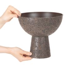 Product Round planter on a stand, modern plant pot, 25cm