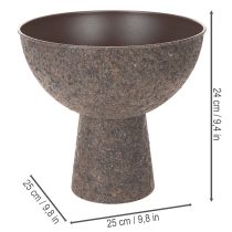 Product Round planter on a stand, modern plant pot, 25cm