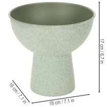 Product Modern round planter on a high base, 18cm