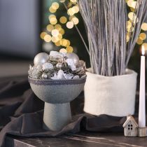 Product Modern round planter on a high base, 18cm