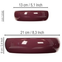 Product Decorative bowl set, modern look for versatile placement in the living area, 21cm, 1 set