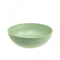 Decorative bowl green pastel plastic table decoration spring Ø20cm