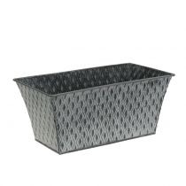 Product Zinc bowl with diamond pattern 22cm × 12cm