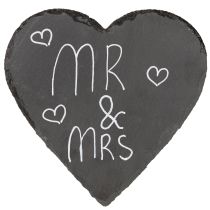 Product Slate heart-shaped decoration for stylish table decoration and creative ideas