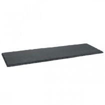 Slate board long, decorative tray natural stone 40×13cm