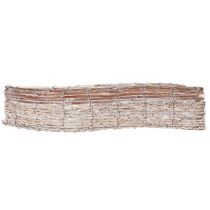 Product Oblong willow planter with foil, decorative bowl, 45cm, 1 set