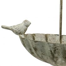 Bird bath umbrella to hang antique 20cm