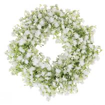 Product Gypsophila wreath white flower wreath wedding Ø30cm