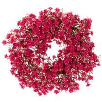 Product Artificial flower wreath, baby's breath decoration, 30cm