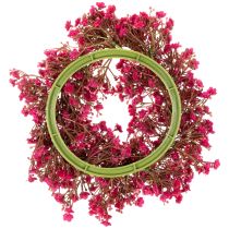 Product Artificial flower wreath, baby's breath decoration, 30cm