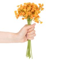 Product Artificial baby's breath orange branch for flower arrangements 30cm 10pcs