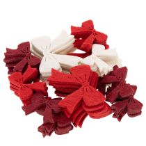 Product Decorative Bow Mix Scatter Decoration Christmas and Crafts 5cm 48pcs
