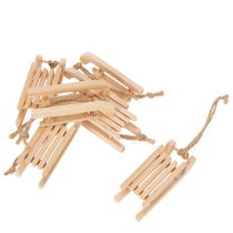 Product Decorative sled for hanging on Christmas tree, 6cm, 6 pieces