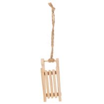 Product Decorative sled for hanging on Christmas tree, 6cm, 6 pieces