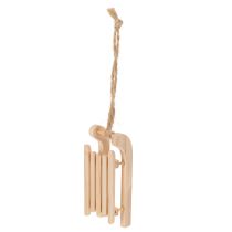 Product Decorative sled for hanging on Christmas tree, 6cm, 6 pieces