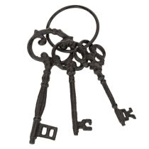 Product Decorative key ring, antique key design, as a nostalgic home accessory, 27cm