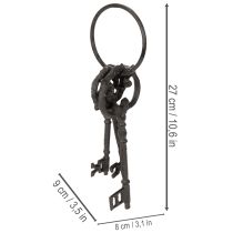 Product Decorative key ring, antique key design, as a nostalgic home accessory, 27cm