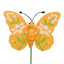 Product Butterfly colorful assorted 6cm L25cm 15 pcs