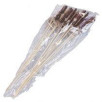 Product Spring decoration flower plugs wooden butterflies 6cm 10pcs