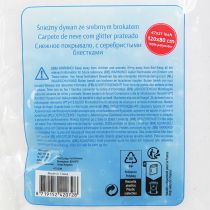 Product Snow blanket glitter snow carpet with silver glitter 120×80cm