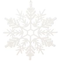 Product Snowflake decoration for hanging winter decoration white 30cm 3 pieces