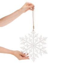 Product Large decorative snowflake, hanging decoration, 30cm