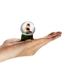 Product Lucky charm snow globe with chimney sweep figure, 4cm, 3 pieces
