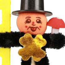 Product Chimney sweep flower stakes, New Year's Eve decorations, lucky charms, 17cm, 36 pieces