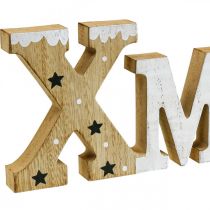 XMAS lettering wood standing wood lettering nature 41.5cm