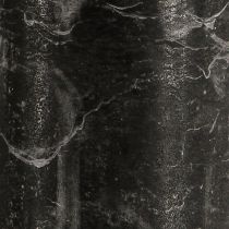 Product Black pillar candles 85×150mm 2pcs, dyed throughout, elegant for decoration &amp; ambience