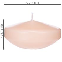 Product Floating candle, practical use in decorative ponds and water basins, 8cm, 8 pieces