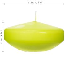 Product Floating candle, versatile decoration options for elegant table decorations and events, 8cm, 8h, 8pcs