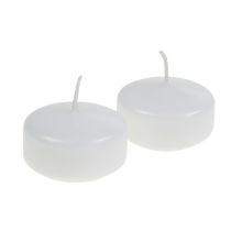 Product Floating candles white 4.5cm 8pcs