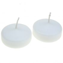 Floating candles white 4.5cm 28pcs